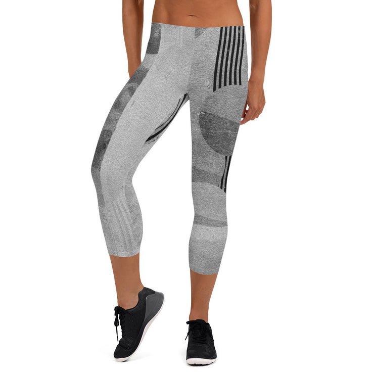 Stripe Capri Leggings