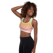 Soutien-gorge de sport rembourré de rêve d'abricot