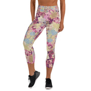 Carnation Yoga Capri Leggings