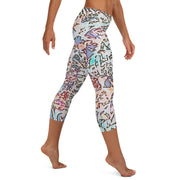 Leggings Capri de dibujos animados