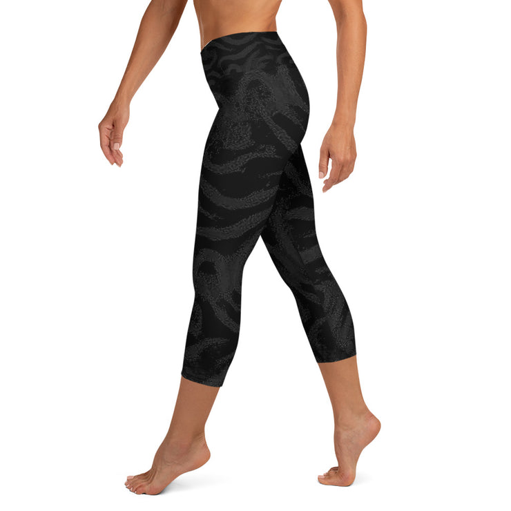 Swirl Yoga Capri Leggings