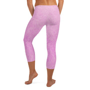 Pulver rosa Capri Leggings