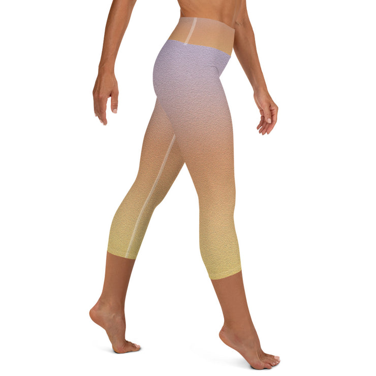 Lila se Desvanecen Yoga Leggings Capri