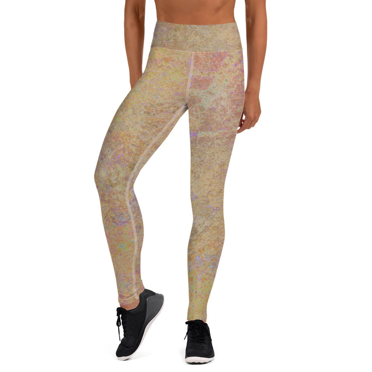 Rosa Pastell Yoga Leggings