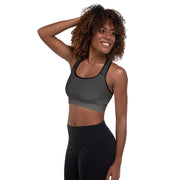 Charcoal Padded Sports Bra