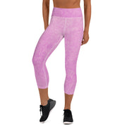 Powder Pink Yoga Capri Leggings