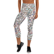 Cartoon Yoga Capri Leggings