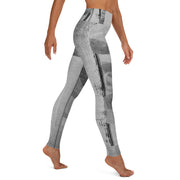 Leggings de yoga rayé