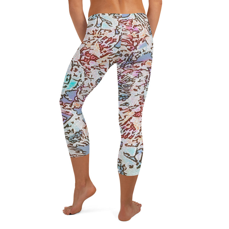 Leggings Capri de dibujos animados