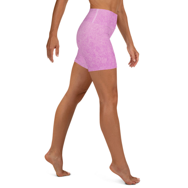 Pulver rosa Yoga Shorts