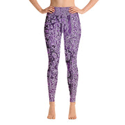 Legging de yoga con heliotropo