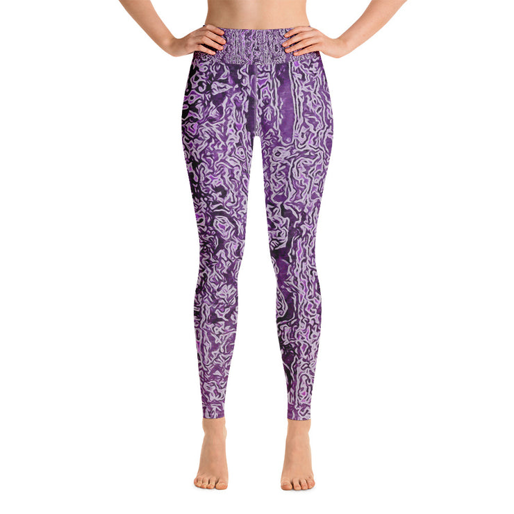 Legging de yoga con heliotropo