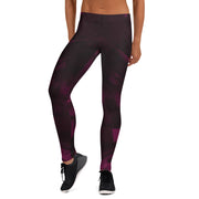 Legging noir rose foncé