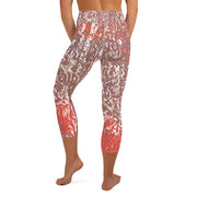 Rust Yoga Capri Leggings