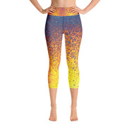 Blue Ember Yoga Capri Leggings