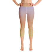 Lila verwelken Yoga Capri Gamaschen