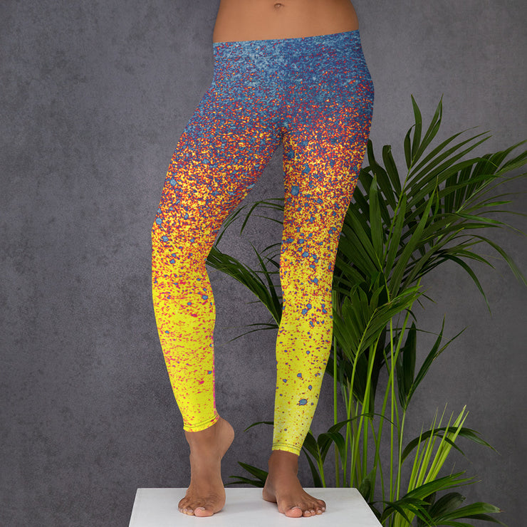 Blaue Ember Leggings