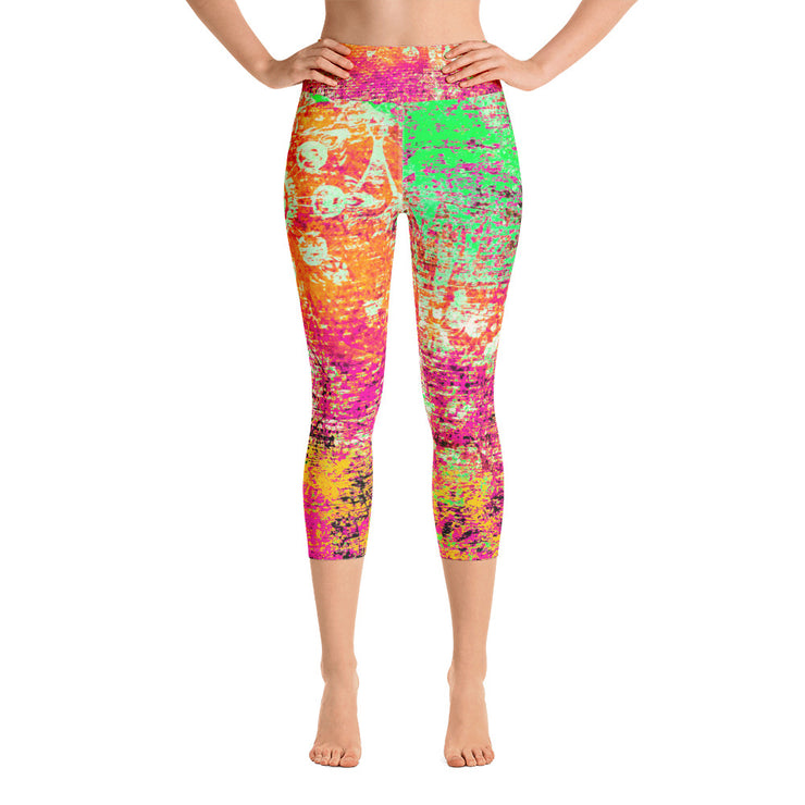 Beach Yoga Capri Leggings