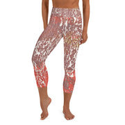 Rust Yoga Capri Leggings