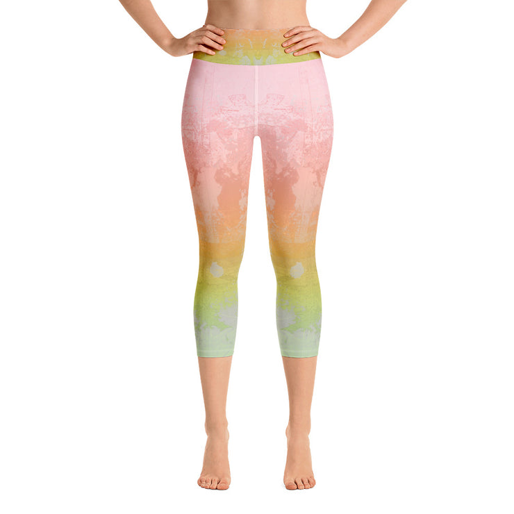 Apricot Dream Yoga Capri Leggings