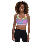 Soutien-gorge de sport rembourré de poésie