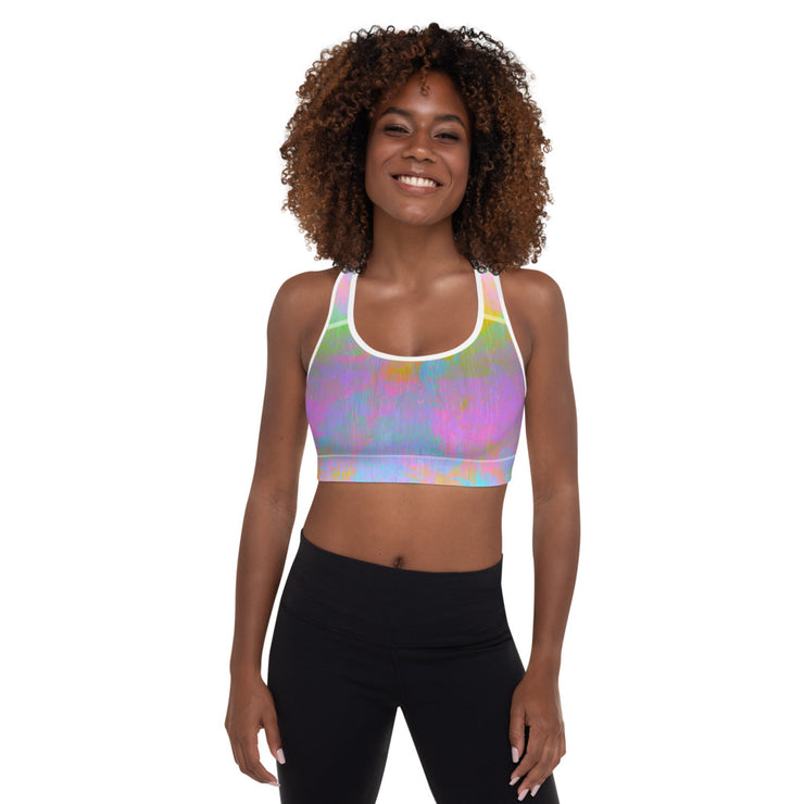 Soutien-gorge de sport rembourré de poésie