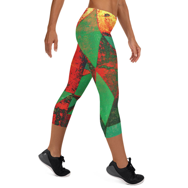 Flame Capri Leggings