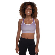 Purple Padded Sports Bra