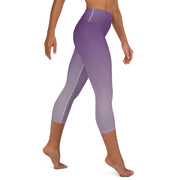 Purple Yoga Capri Leggings