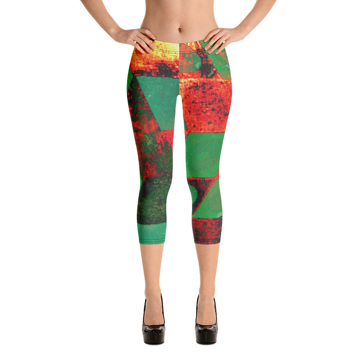 Flame Capri Leggings