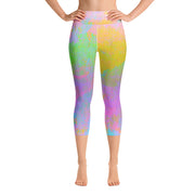 Leggings de yoga capri de poesía