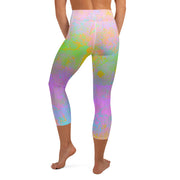 Leggings de yoga capri de poesía