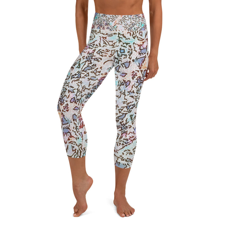 Cartoon Yoga Capri Leggings