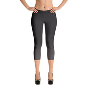 Holzkohle Capri Leggings