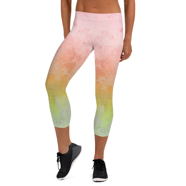 Apricot Dream Capri Leggings