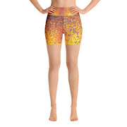 Blaue Ember Yoga Shorts