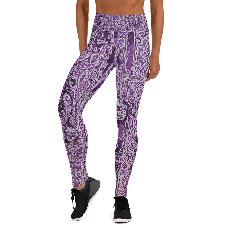 Legging de yoga con heliotropo