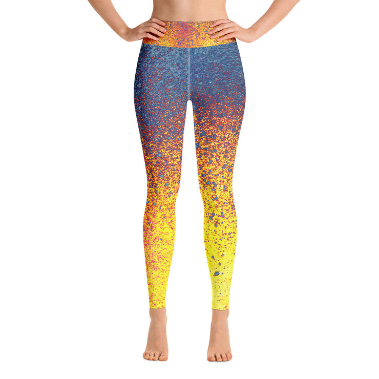 RAINBOW LEGGINGS Colorful Ombre Yoga Leggings WOMENS Yoga Pants