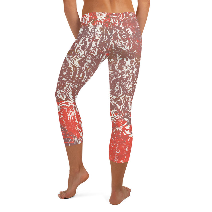 Legging Capri rouille