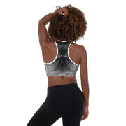 Skinny Zebra Padded Sports Bra