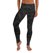 Leggings tourbillon noir