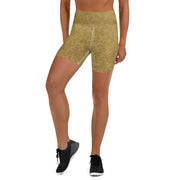 Gold Yoga Shorts