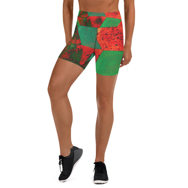 Flame Yoga Shorts