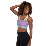 Soutien-gorge de sport rembourré de poésie