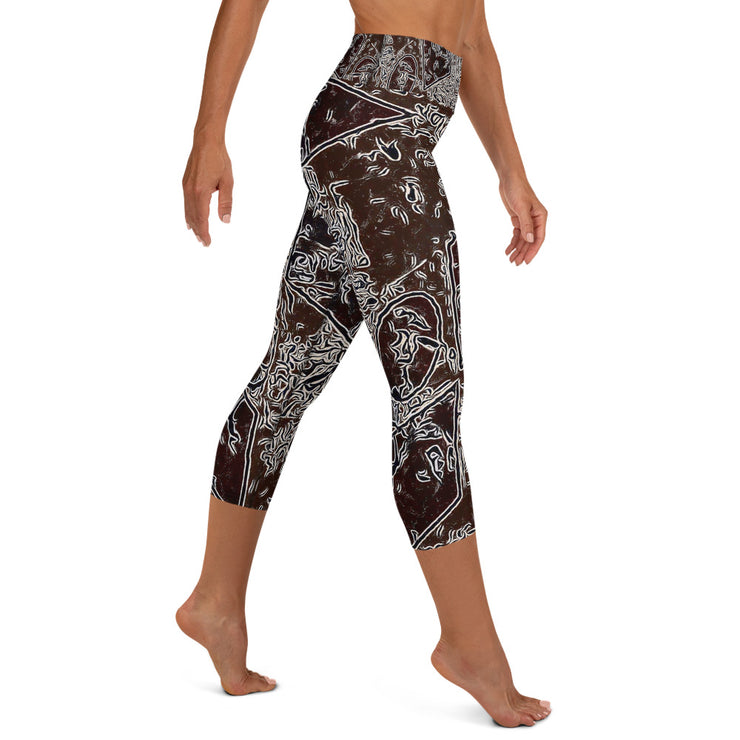 Yoga de couronne Capri Leggings