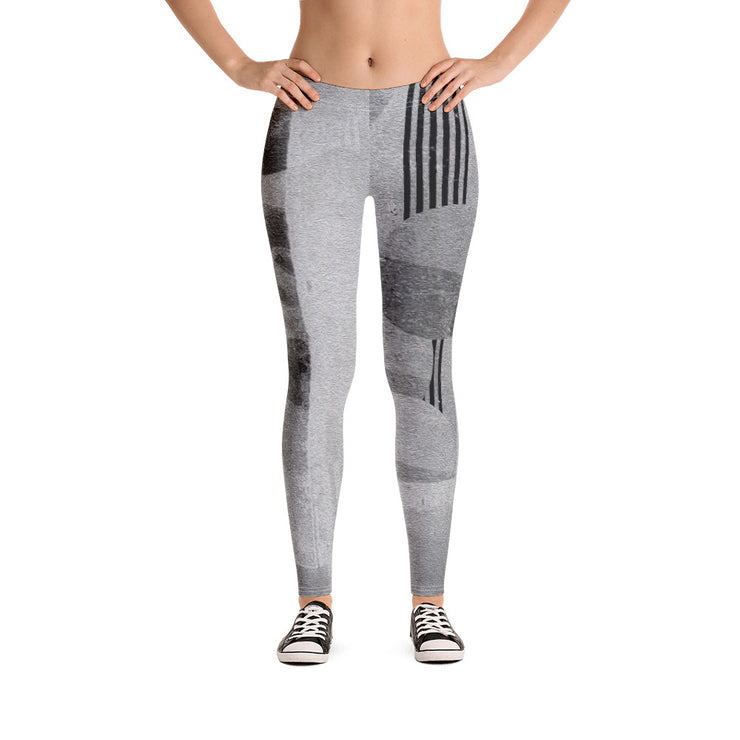 Streifen-Leggings