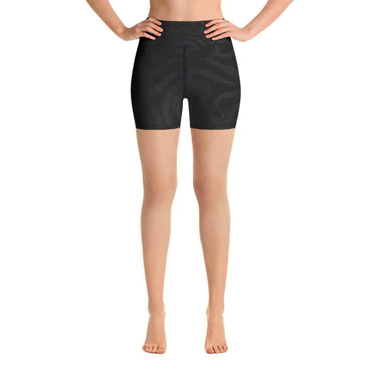 Shorts de yoga con remolinos