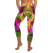 Aztec Yoga Capri Leggings