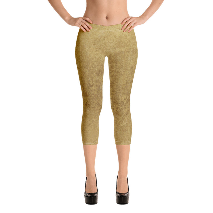 Leggings de oro Capri