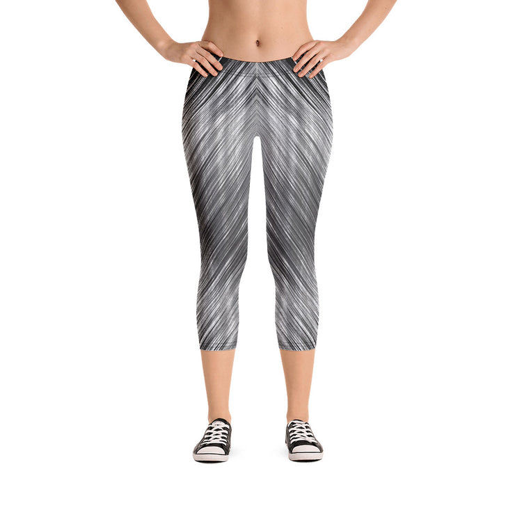 Skinny Zebra Capri Leggings